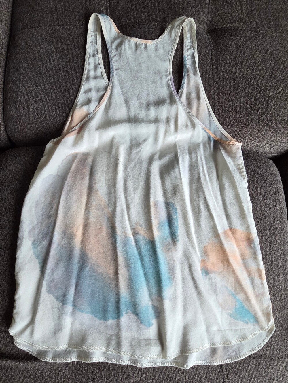Wilfred Silk Tank With Front Pocket